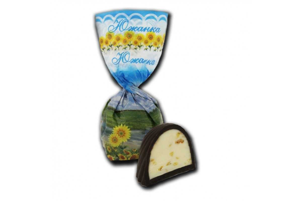 Сколько калорий в одной конфете южанка