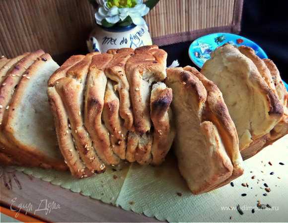 Картошка гармошка с зеленью и чесноком