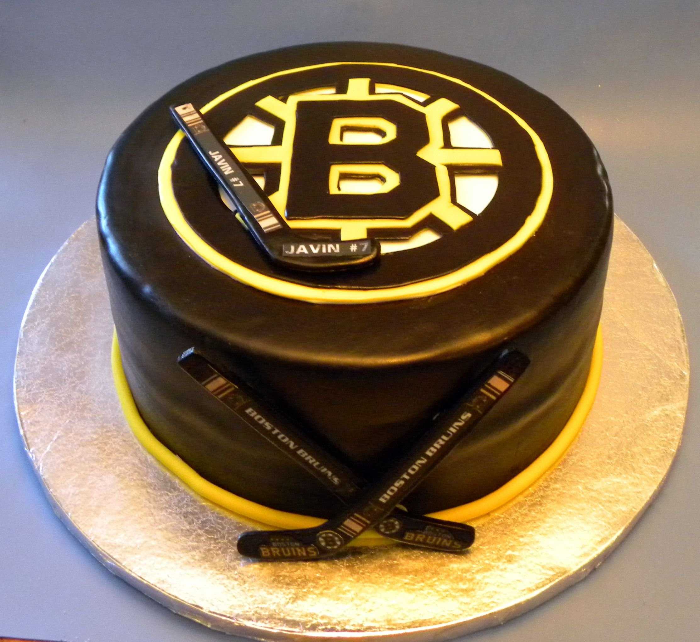 Торт хоккейный Boston Bruins