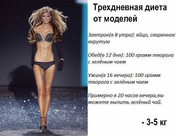 Диета ангела для моделей виктории сикрет - минус 7 кг за 10 дней