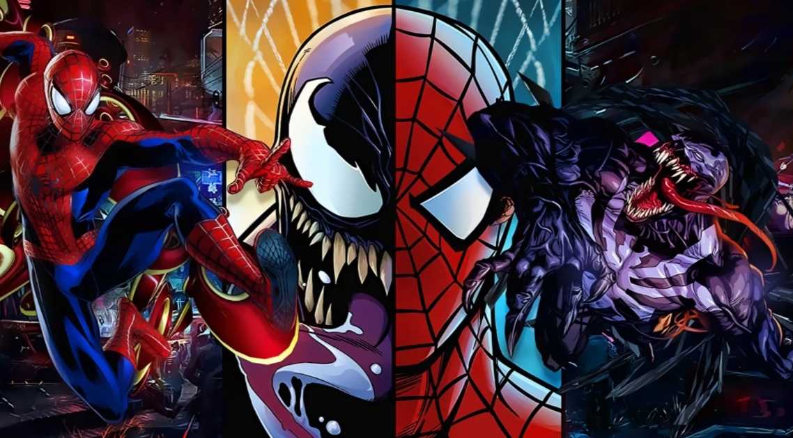 Коллекция карточек marvel человек-паук герои и злодеи.