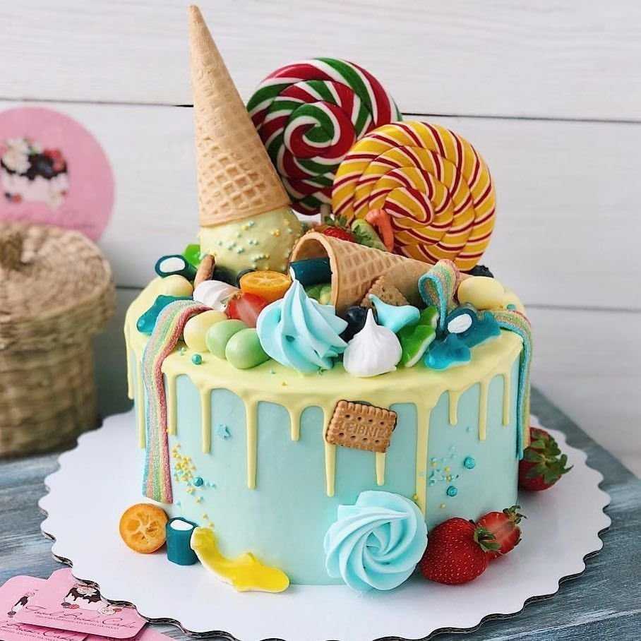 Торт лунтик и его друзья... сюжет из мультка..."лунный гость" - торты, капкейки, пирожные, сладости   из мастики - страна мам