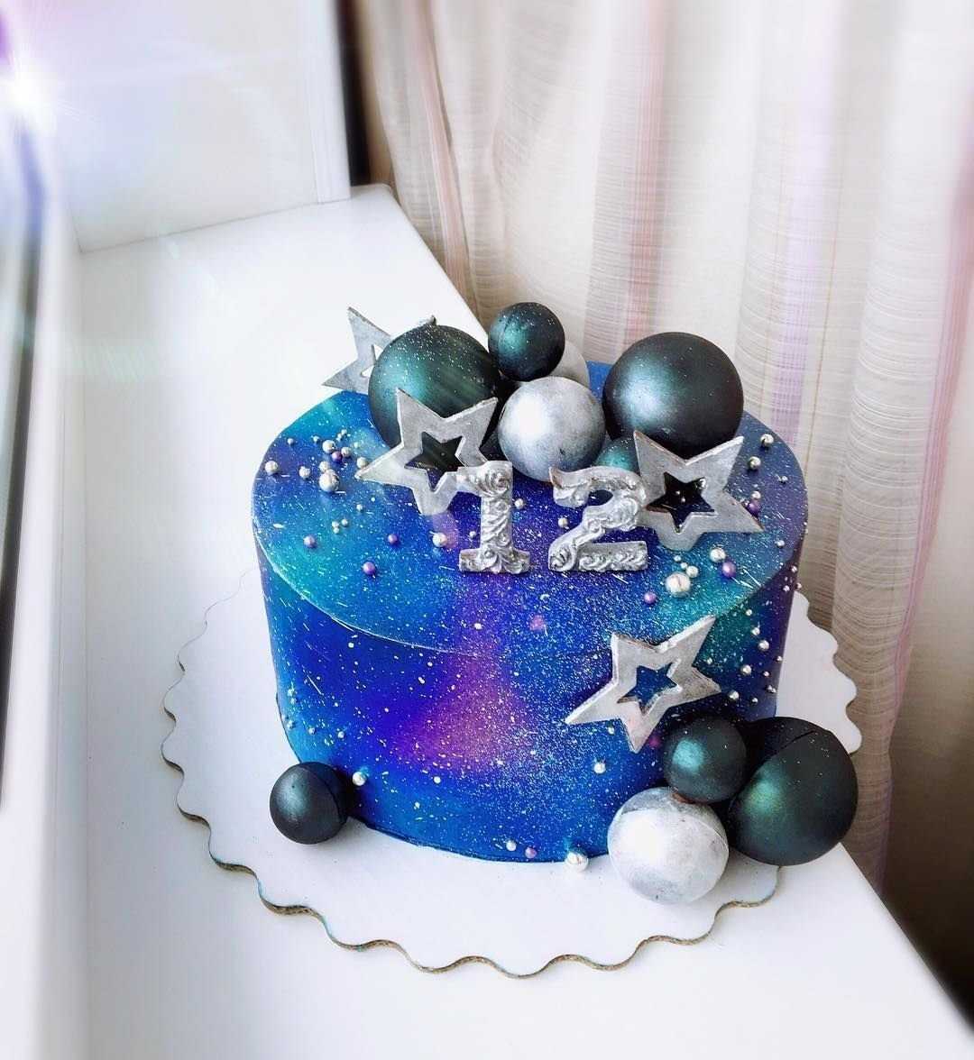 Торт для мальчика космос планеты