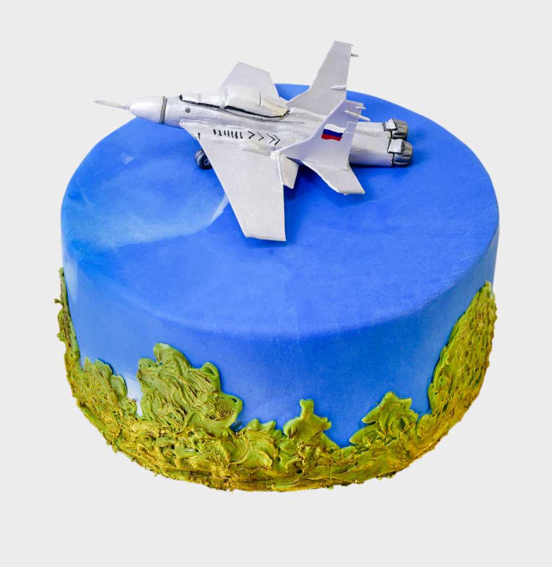 Самолетик из мастики