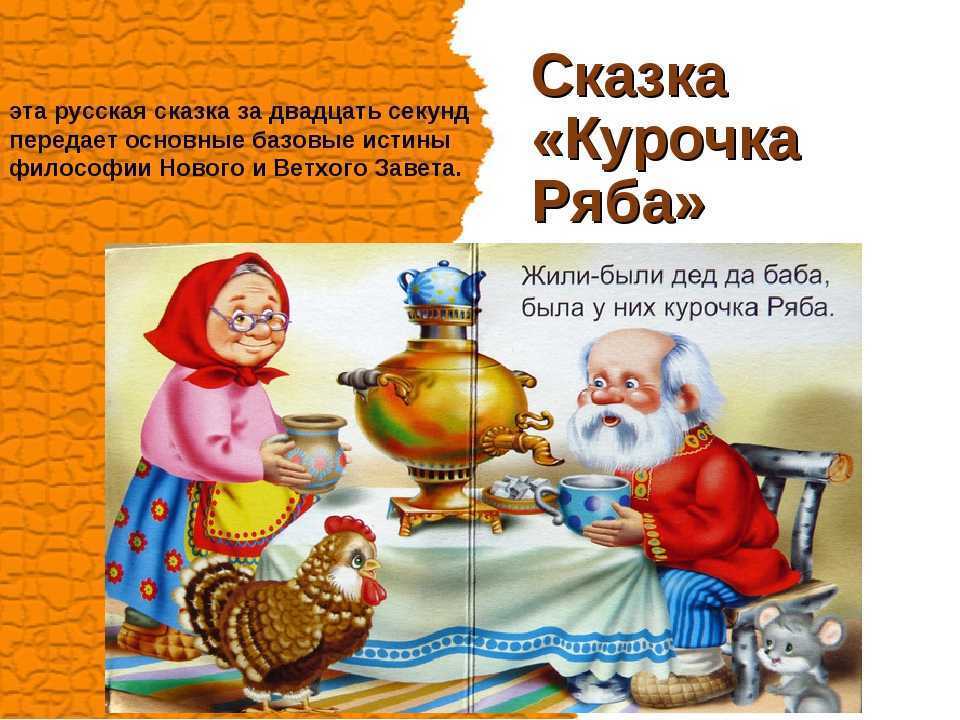 Курочка ряба русская народная сказка читать онлайн текст