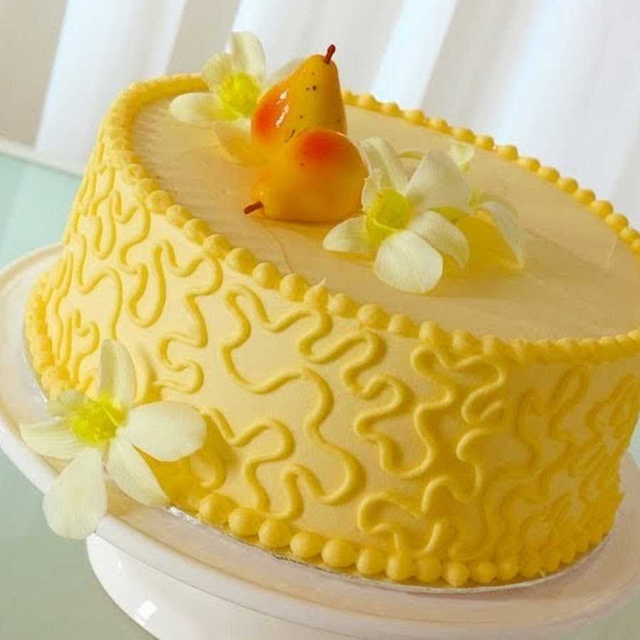 Cake жёлтый оранжевый