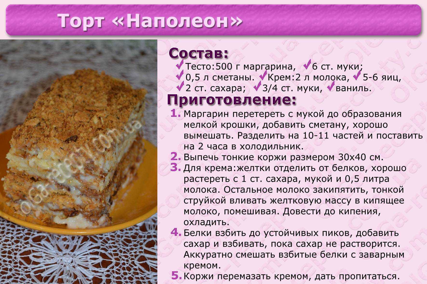 Рецепт вкусного торта