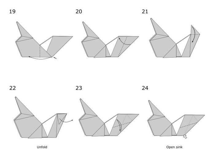 Как сделать волка оригами: описание сборки, мастер-классы