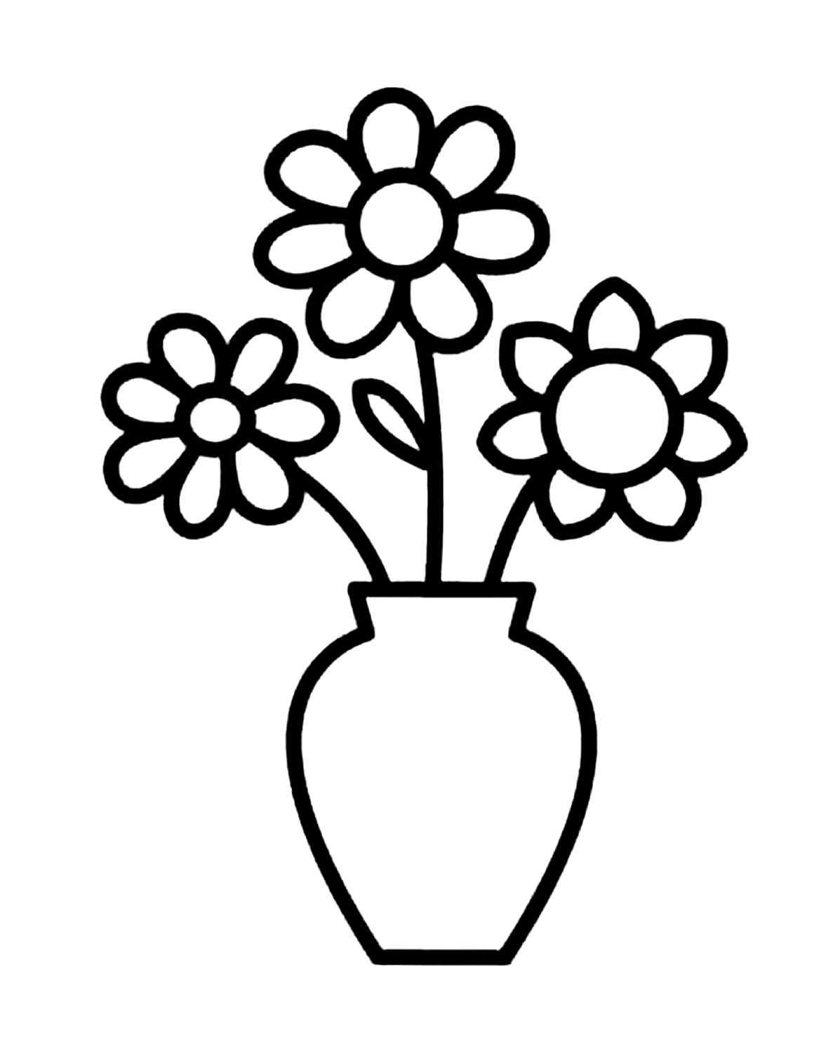 Легкий рисунок цветов в вазе. Ваза с цветами раскраска. Раскраска цветы в вазе. Раскраска ваза с цветами для детей. Цветы в вазе раскраска для детей.