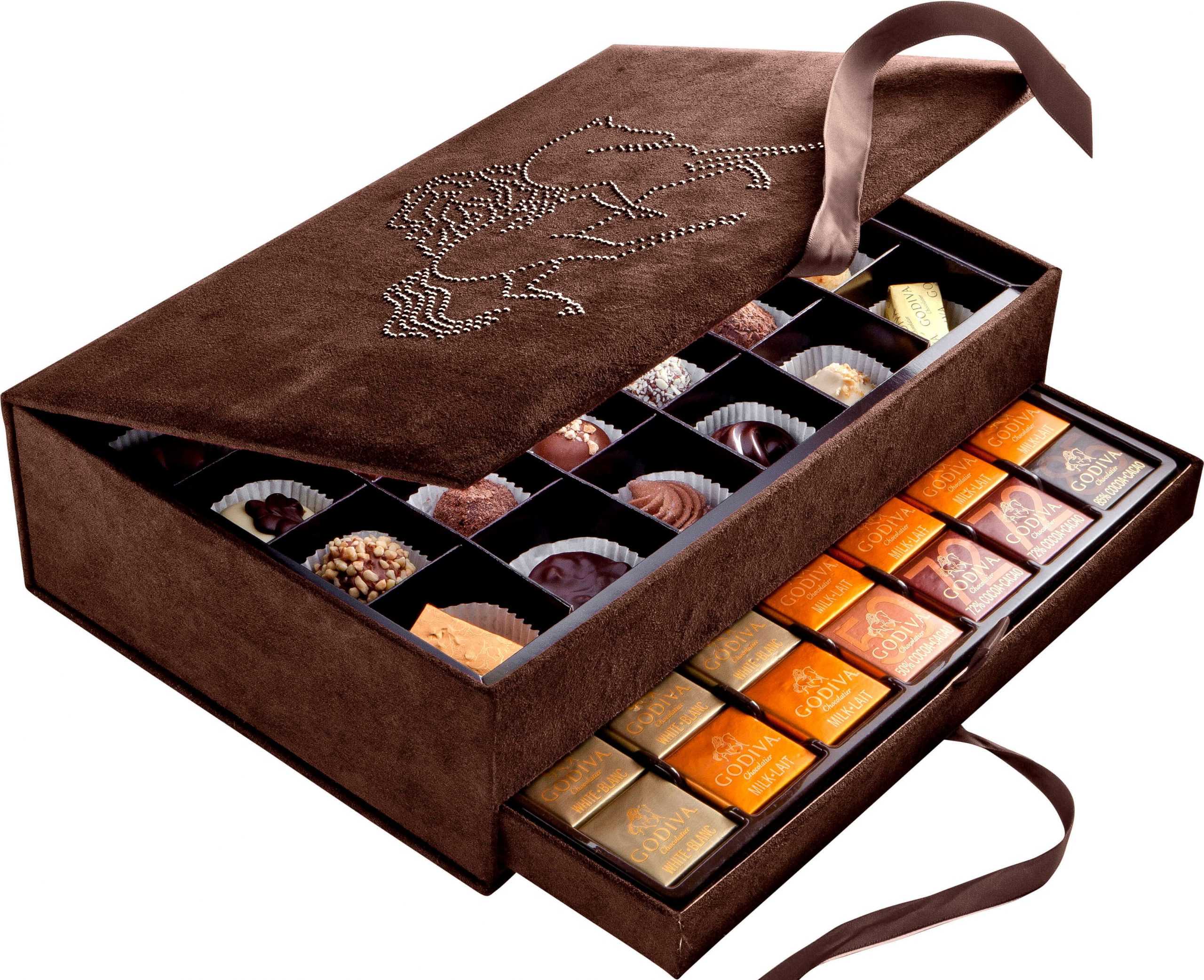 Эксклюзивный шоколад. Коробка конфет Godiva. Exclusive шоколад. Презент шоколадный 130 г.