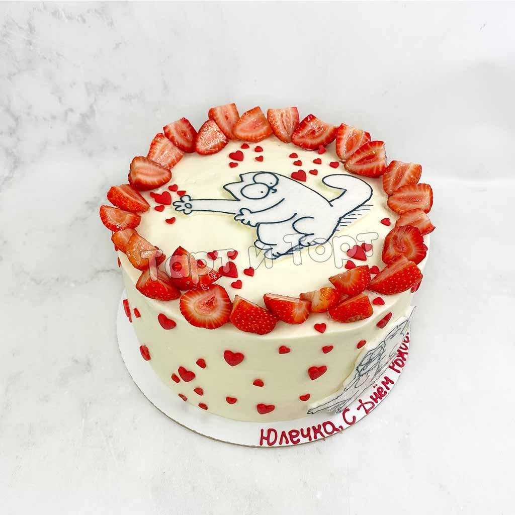 Торт для девочки с кошечкой