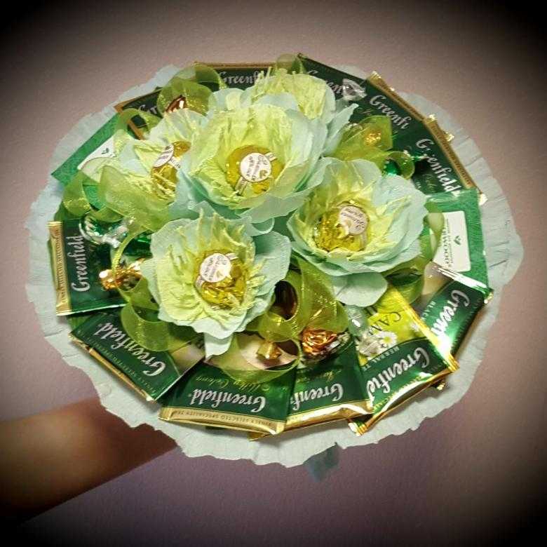Букеты, подарки и подарочные корзины из чая, кофе, конфет своими руками: идеи, изготовление, фото. красивые букеты с конфетами и чаем, из живых цветов с чаем, из развесного и пакетиков чая: изготовление, фото