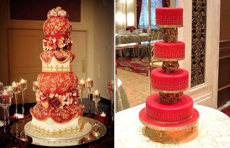 Торт красно золотой. Свадебный торт красный с золотом. Торт в красно золотых тонах. Торт золото с красным.