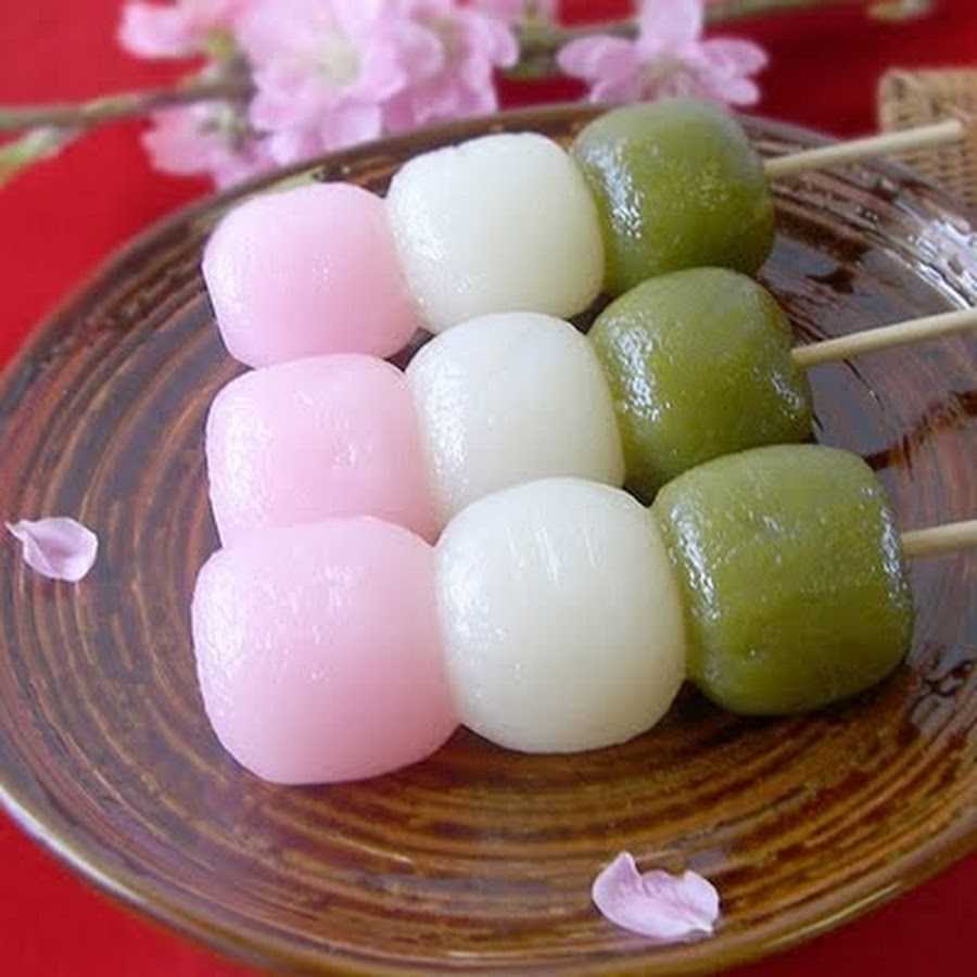 Корейские сладости из рисовой муки. корейские сладости из рисовой муки