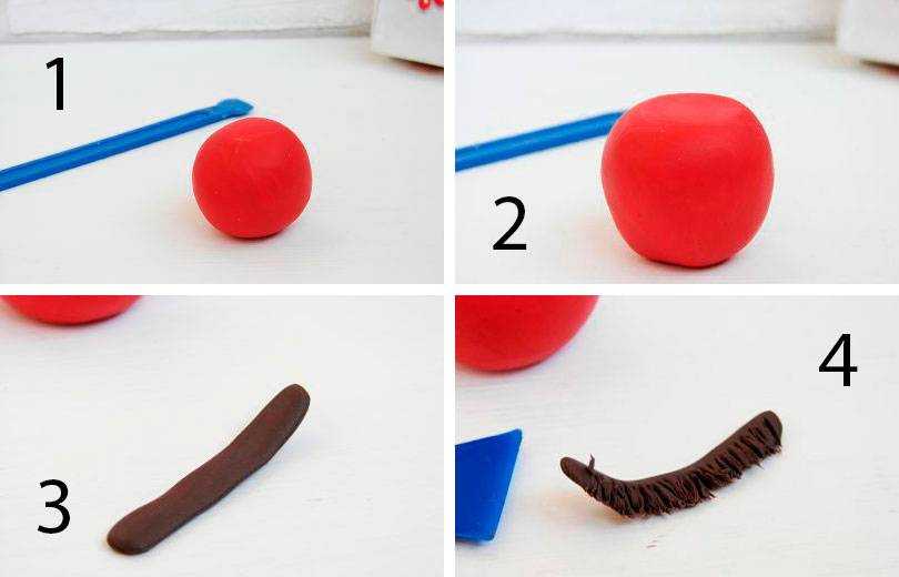 Фигурки из легкого пластилина
