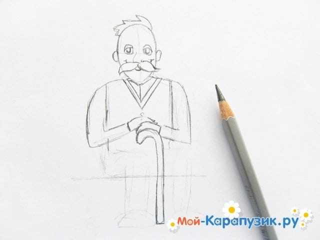 Рисуем карандашом деда мороза и снегурочку: пошаговая инструкция с фото
