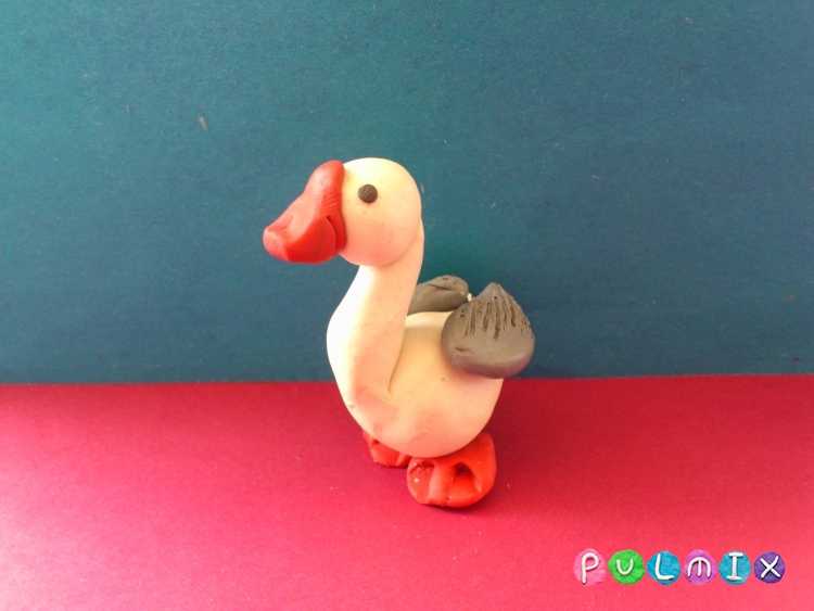 Поделка птица из пластилина. синичка из пластилина