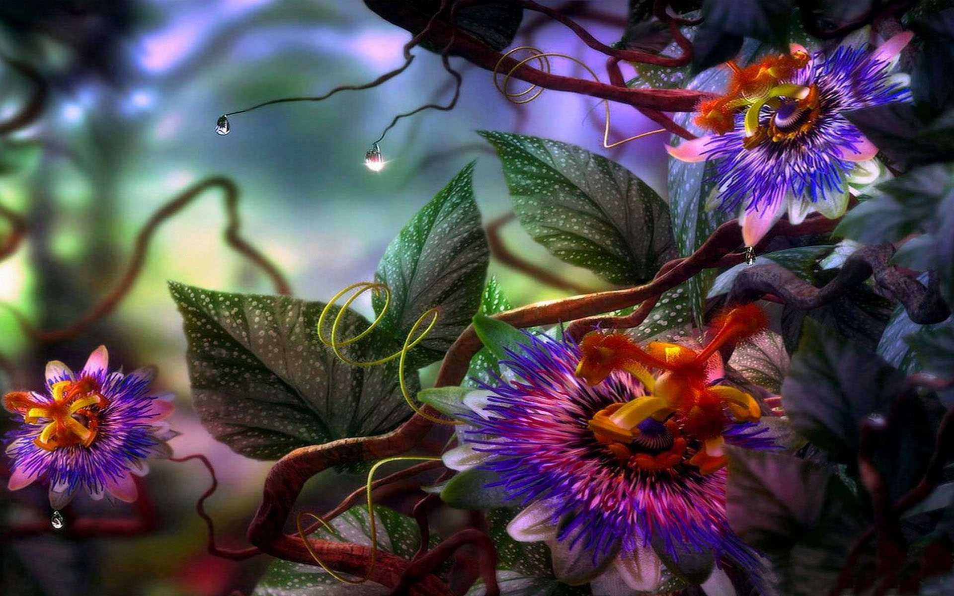 Яркие цветы сказочные. "Сказочный цветок"Дианы Эловой.. Фантастические цветы. Чудесные цветы. Красивые сказочные цветы.